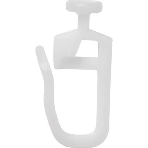 Clever-Kauf-24 Gardinengleiter Flachkopf-Gleiter, rund (Durchmesser Kopf 7mm), (50-St)