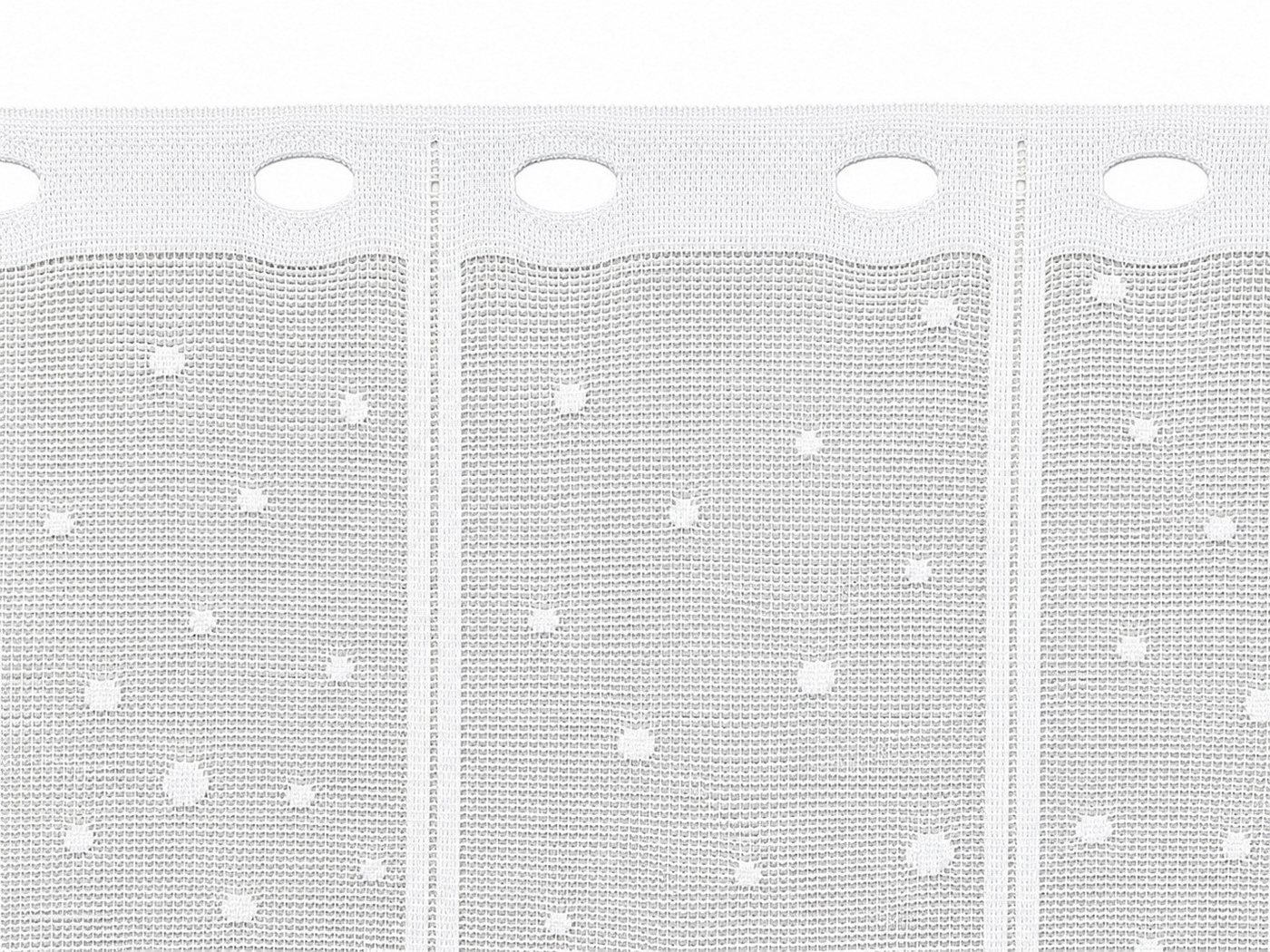 Clever-Kauf-24 Scheibengardine Scheibengardine Tannenbaum Geschenk, HxB 50x140cm, (1 St), Stangendurchzug, transparent, Store – Bild 4 von 5
