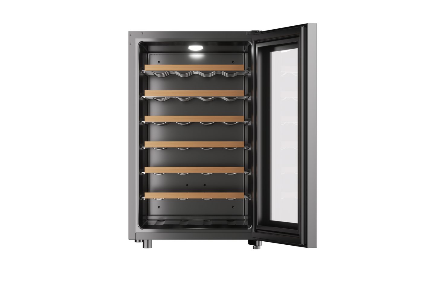 CLIMADIFF Weintemperierschrank CUVEE28, für 28 Standardflaschen á 0,75l,Ultra-Leise, sehr kompakt – Bild 5 von 5