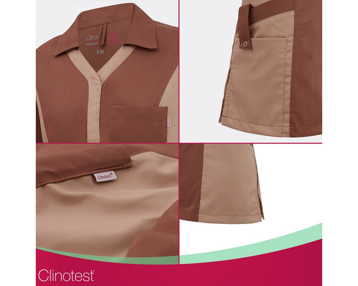Clinotest Funktionsbluse Damenkasack "Julia", Schlupfkasack/Pflegekasack, verschiedene Farben – Bild 5 von 5