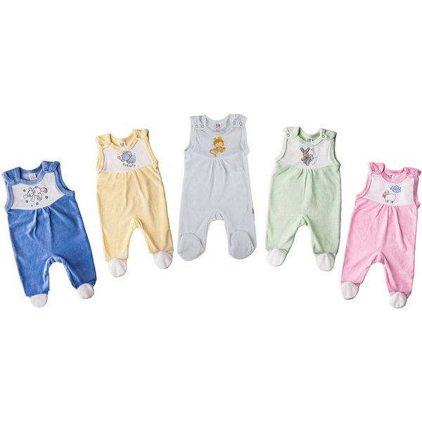 Clinotest Strampler Nickiplüsch-Strampler, unisex, super weich und kuschelig