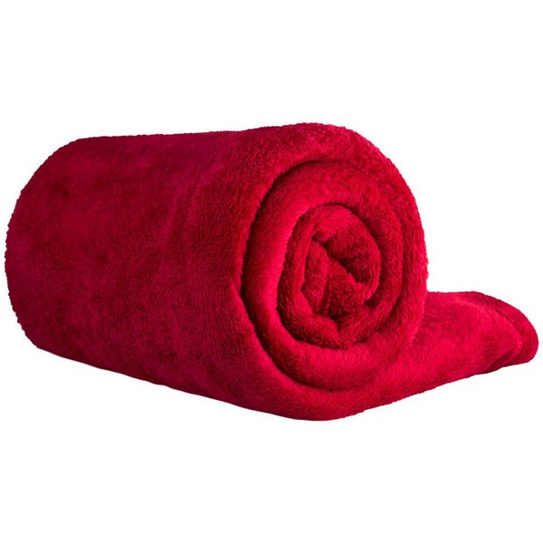 Wohndecke Kuscheldecke aus 100% Polyester, 150x220 cm, Clinotest, Kochfest ohne Einlaufen oder Fusseln, auch als Sofadecke & Tagesdecke