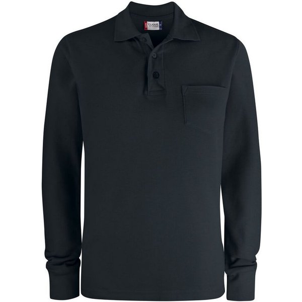 Clique Poloshirt Basic Polo Pocket L-S