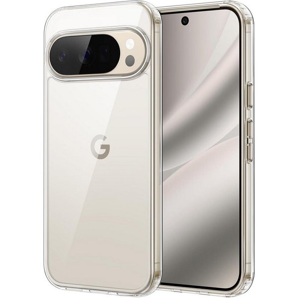 CLM-Tech Handyhülle Transparent für Google Pixel 10 / 10 Pro / 10 Pro XL, TPU Gummi, Kratzfest, stoßsicher, schmutzabweisend