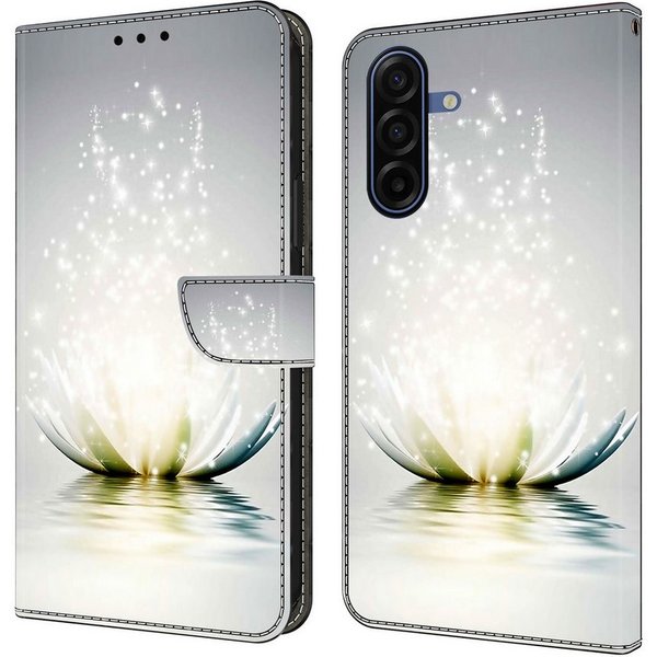CLM-Tech Handytasche für Samsung Galaxy A27 5G Klapphülle aus PU-Leder (1-tlg., Flip Case), Magnetverschluss, Standfunktion und Kartenfächer