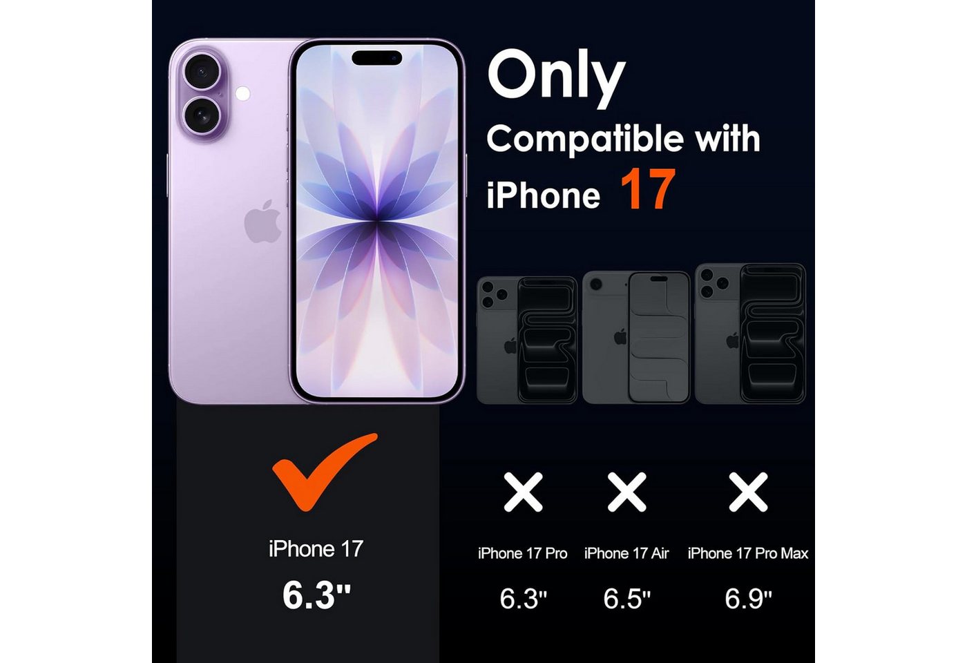 CLM-Tech Kameraschutzglas 2X für iPhone 17 6,1 Zoll, Linse Schutzglas 9H Glas - Folie kristallklar Panzerglas 2X Stück, 2 Stück, Kratzfest – Bild 2 von 5