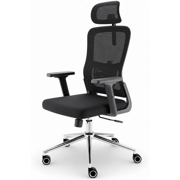 CLOUVOU Bürostuhl Ergonomisch, Schreibtischstuhl bis 150 kg (BrightSeat - Chefsessel für Arbeitszimmer, 2D Armlehne), Blade Wheels, Homeoffice, Gaming Stuhl, Dr