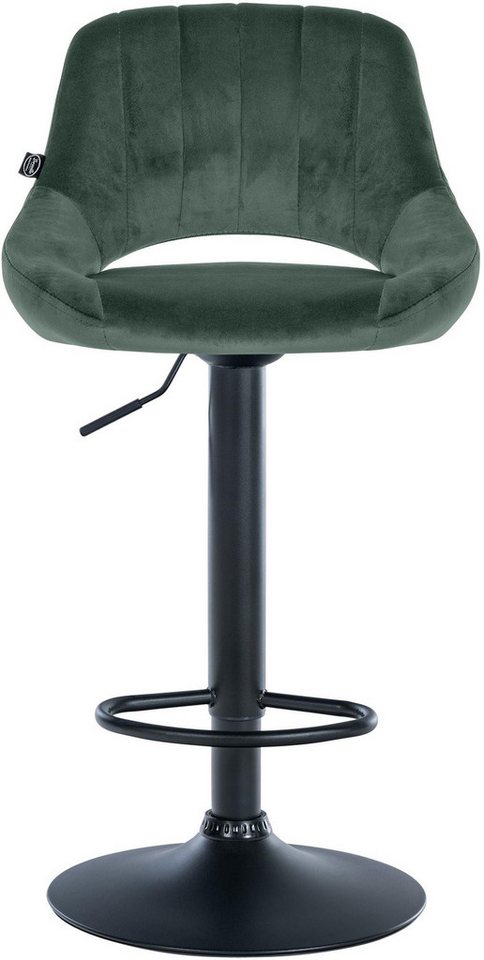 CLP Barhocker Milet Samt (Set, 2er), Samtbezüge, höhenverstellbar, drehbar – Bild 4 von 5