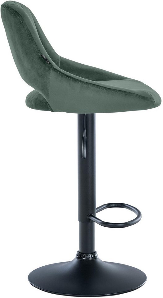 CLP Barhocker Milet Samt (Set, 2er), Samtbezüge, höhenverstellbar, drehbar – Bild 5 von 5