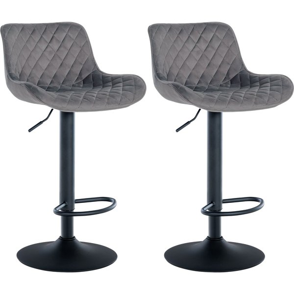 CLP Barhocker Minosa (Set, 2er), um 360° drehbar und höhenverstellbar
