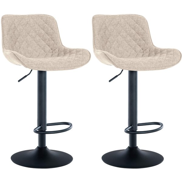 CLP Barhocker Minosa (Set, 2er), um 360° drehbar und höhenverstellbar