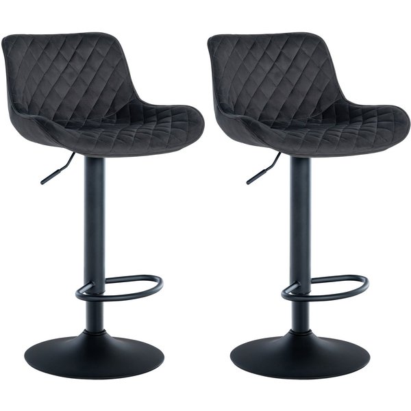 CLP Barhocker Minosa (Set, 2er), um 360° drehbar und höhenverstellbar