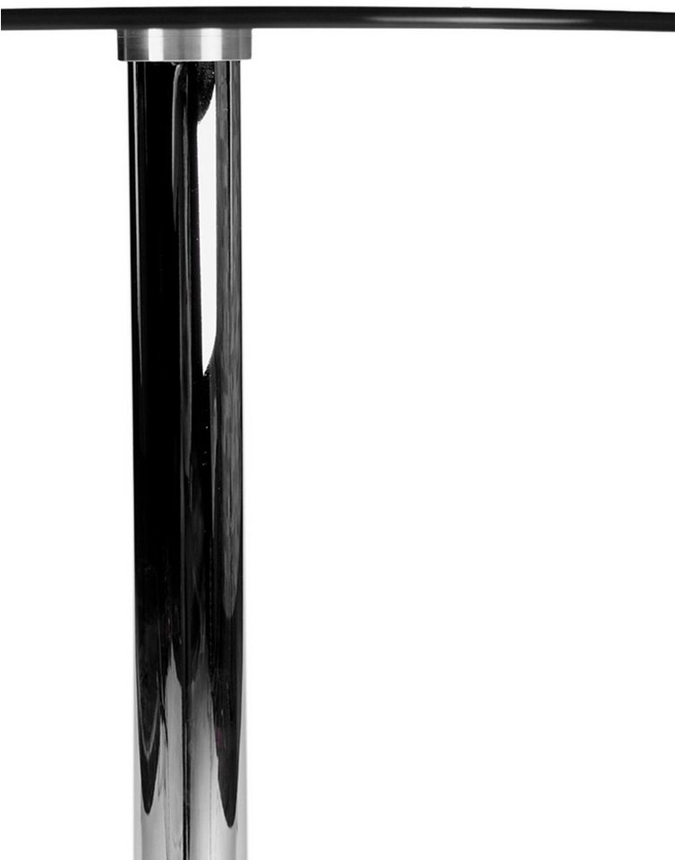 CLP Bartisch Stehtisch Rund (1er), mit Glas-Tischplatte & Metall-Gestell – Bild 4 von 5