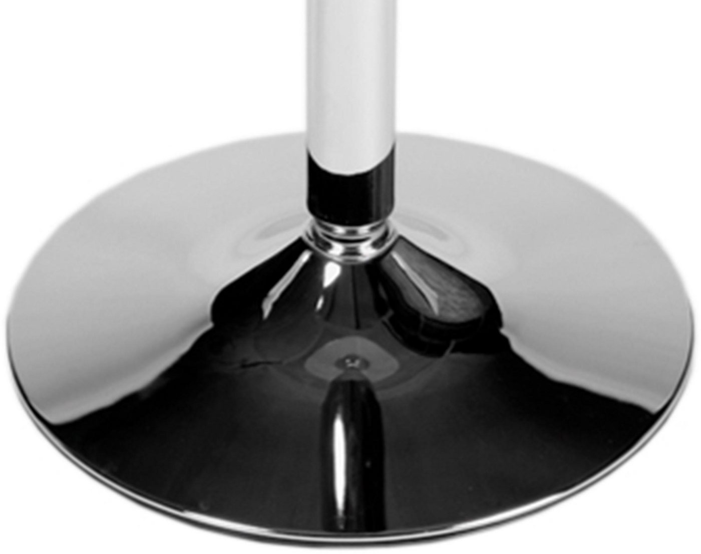CLP Bartisch Stehtisch Rund (1er), mit Glas-Tischplatte & Metall-Gestell – Bild 5 von 5