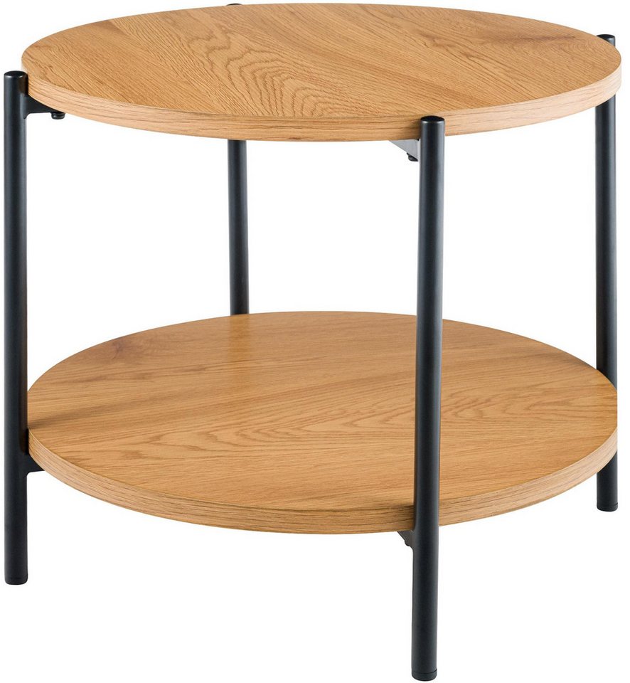 CLP Couchtisch Edduma (1er), Holztisch, pulverbeschichtetes Metall – Bild 4 von 5