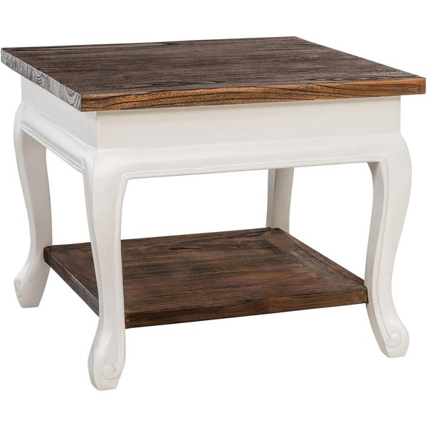 CLP Couchtisch Thordis (1er), massives Mindiholz, 2 Ebenen