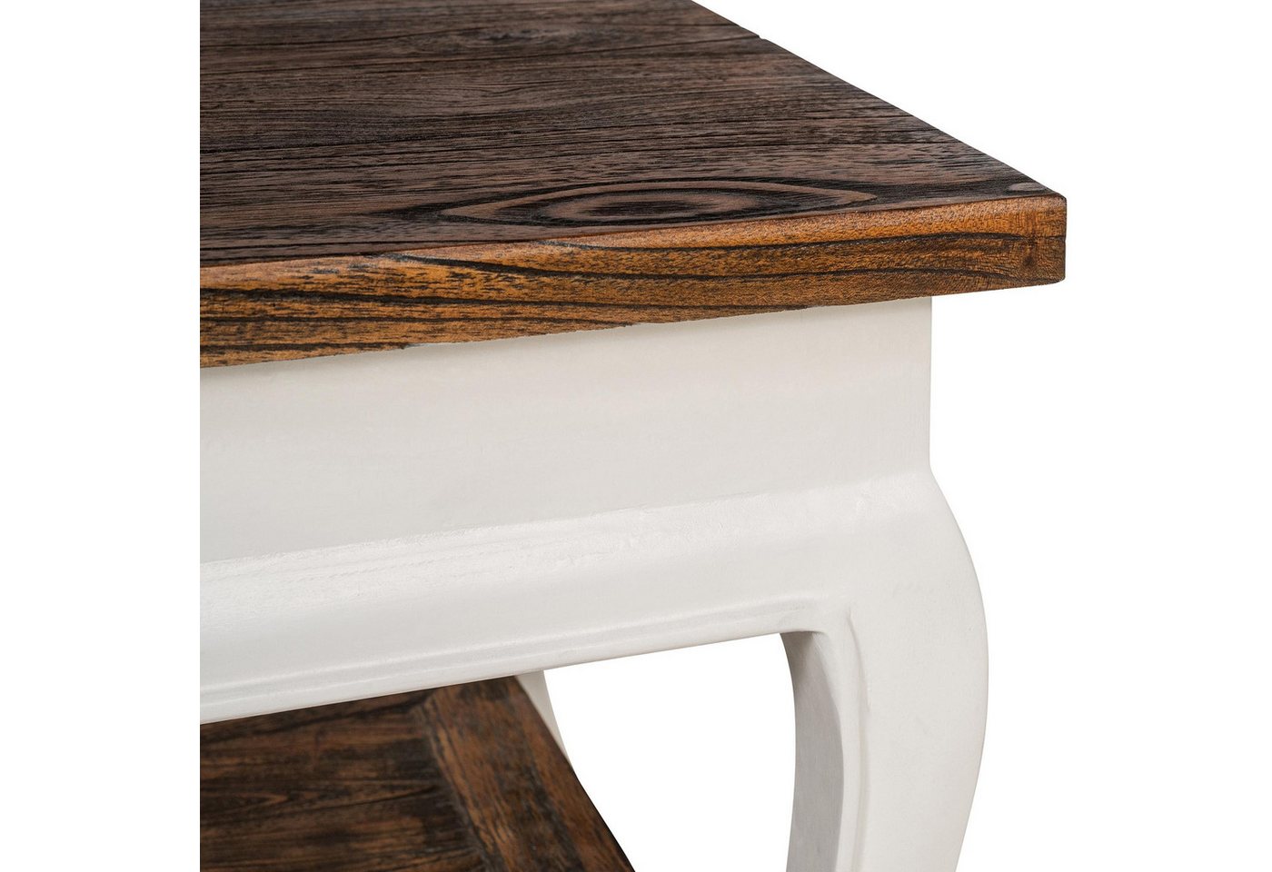 CLP Couchtisch Thordis (1er), massives Mindiholz, 2 Ebenen – Bild 5 von 5