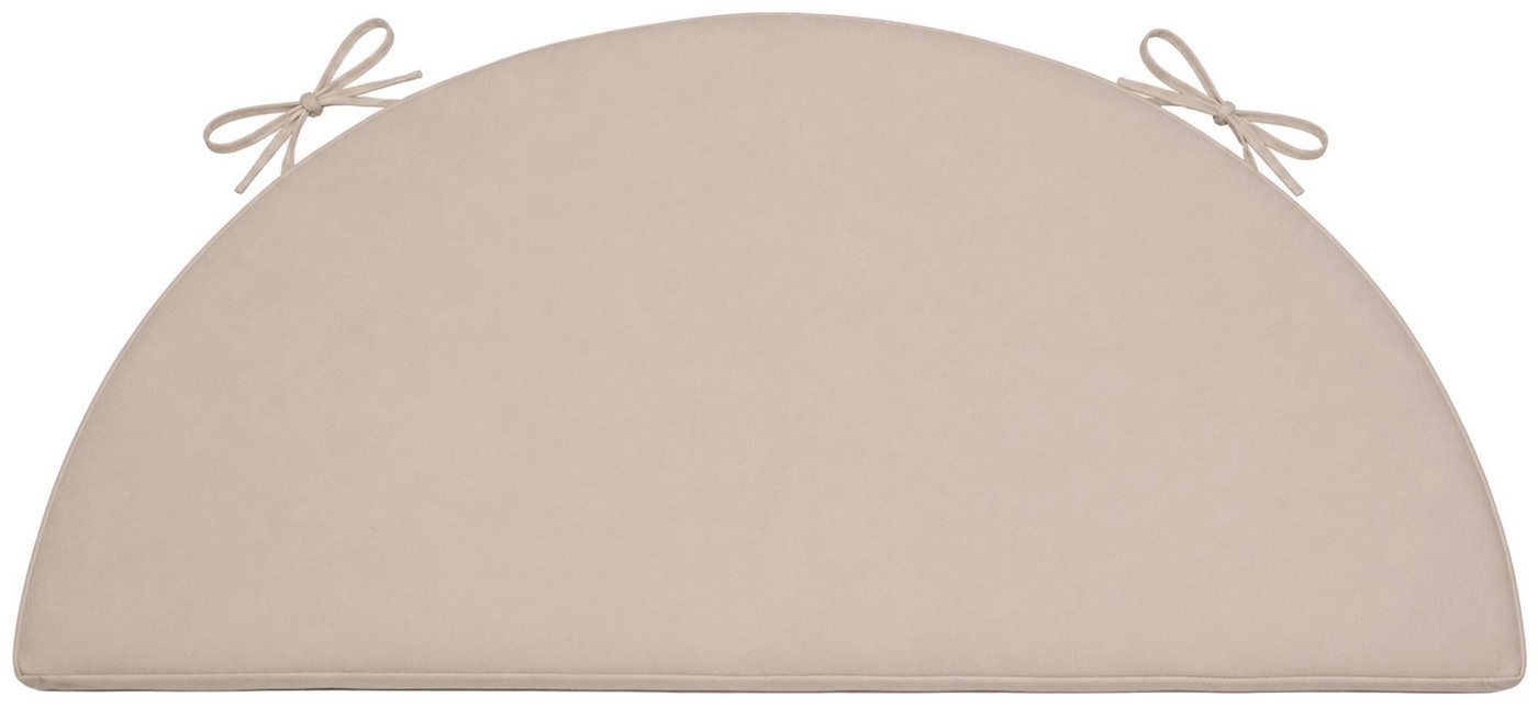 CLP Dekokissen Rosie, Sitzkissen halbrund, Bankauflage für Halbpavillon 115x57 cm – Bild 4 von 5