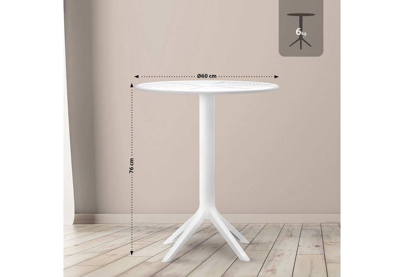 CLP Essgruppe Sitzgruppe Hoscana, (Set), UV-beständig – Bild 3 von 5