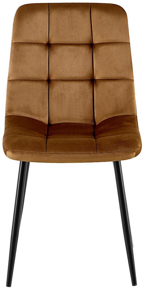 CLP Esszimmerstuhl Antibes (4er Set), mit Samtbezügen, bis 150 kg – Bild 4 von 5