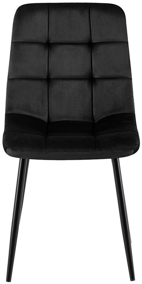 CLP Esszimmerstuhl Antibes (4er Set), mit Samtbezügen, bis 150 kg – Bild 4 von 5