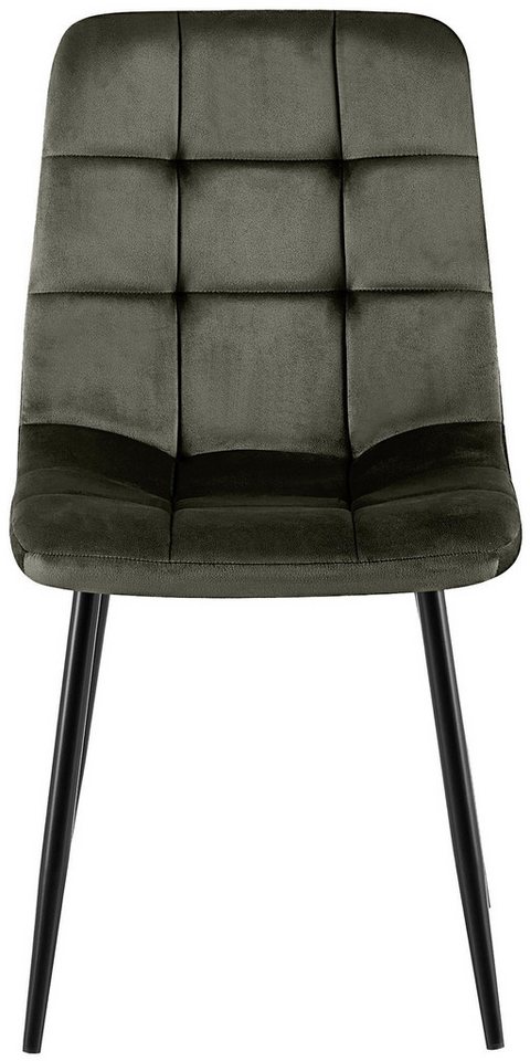 CLP Esszimmerstuhl Antibes (4er Set), mit Samtbezügen, bis 150 kg – Bild 4 von 5