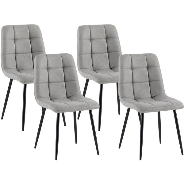 CLP Esszimmerstuhl Antibes Stoff (4er Set), mit Stoffbezug, bis 150 kg