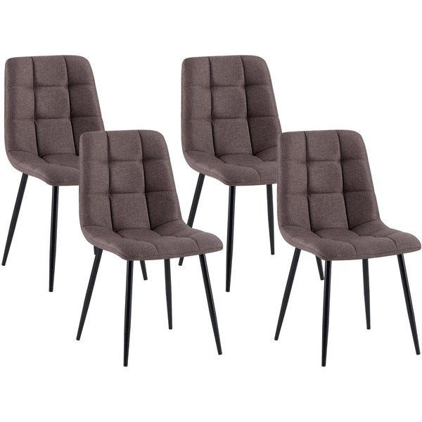 CLP Esszimmerstuhl Antibes Stoff (4er Set), mit Stoffbezug, bis 150 kg