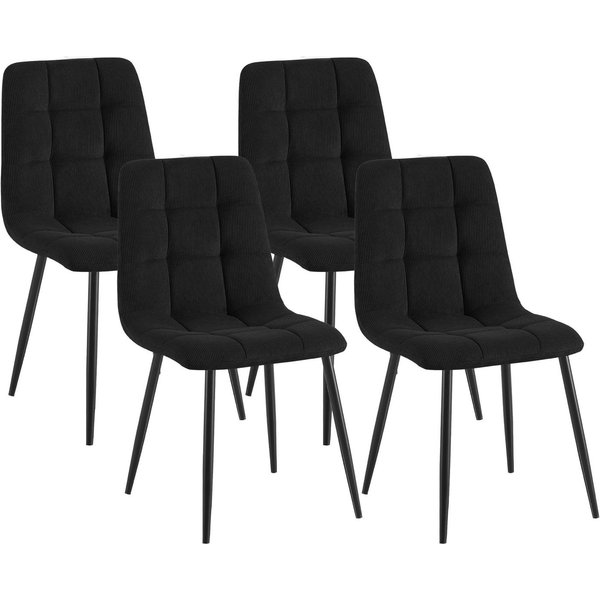 CLP Esszimmerstuhl Tilde (4er Set), mit Rückenlehne, Metallgestell, bis 150 kg