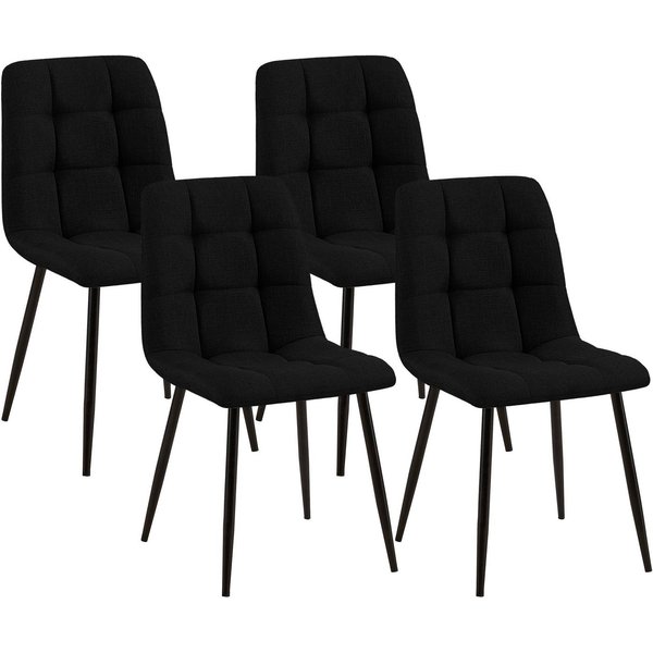 CLP Esszimmerstuhl Tilde (4er Set), mit Rückenlehne, bis 150 kg