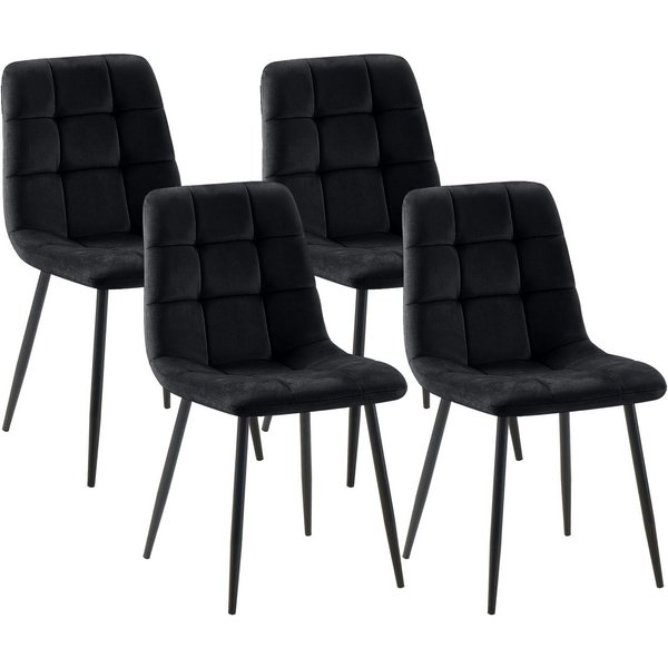 CLP Esszimmerstuhl Tilde (4er Set), mit Rückenlehne, bis 150 kg