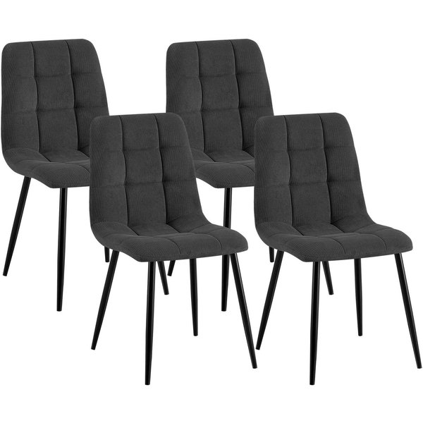 CLP Esszimmerstuhl Tilde (4er Set), mit Rückenlehne, Metallgestell, bis 150 kg