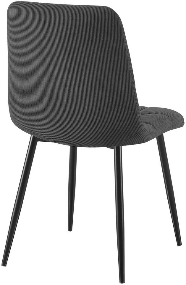 CLP Esszimmerstuhl Tilde (4er Set), mit Rückenlehne, Metallgestell, bis 150 kg – Bild 5 von 5