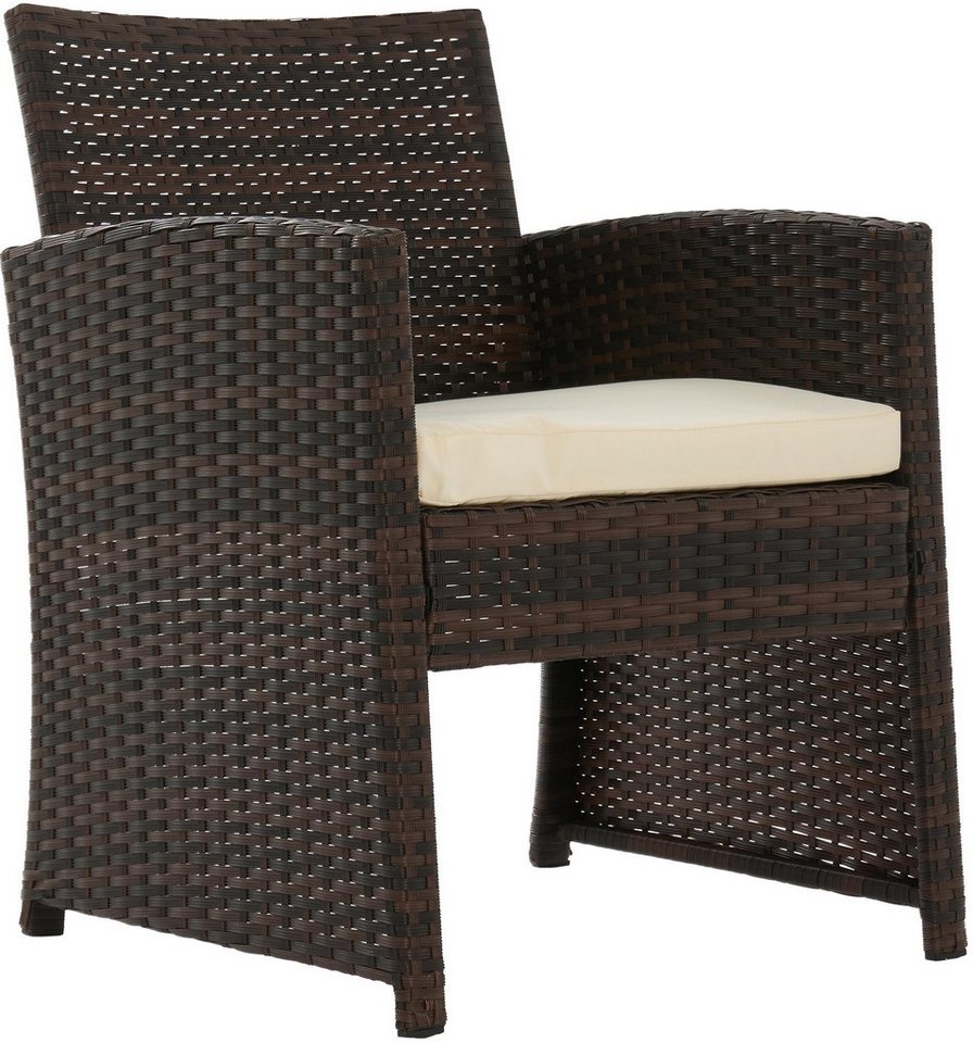 CLP Garten-Essgruppe Toruba, Lounge-Set, Polyrattan wetterfest und UV-beständig – Bild 5 von 5