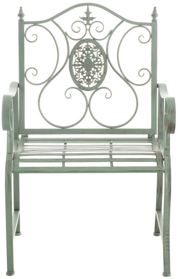 CLP Gartenstuhl Punjab (2er Set), lackiertes Eisen, im Jugendstil – Bild 4 von 5
