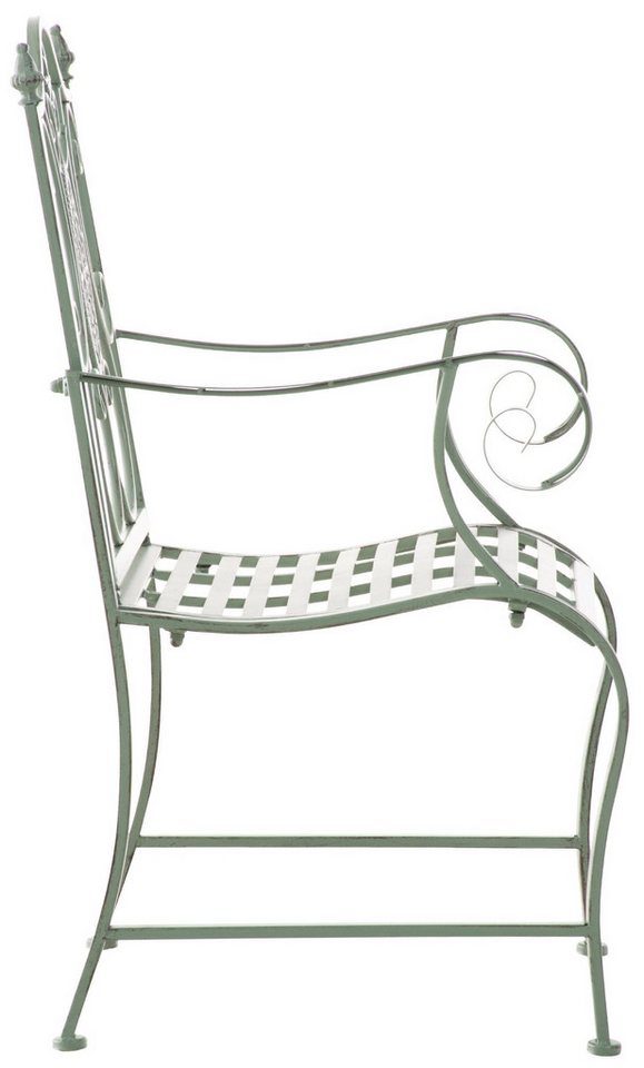 CLP Gartenstuhl Punjab (2er Set), lackiertes Eisen, im Jugendstil – Bild 5 von 5