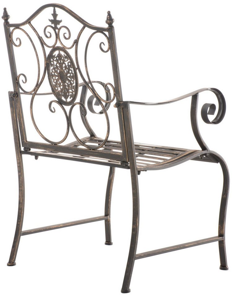 CLP Gartenstuhl Punjab (2er Set), lackiertes Eisen, im Jugendstil – Bild 5 von 5
