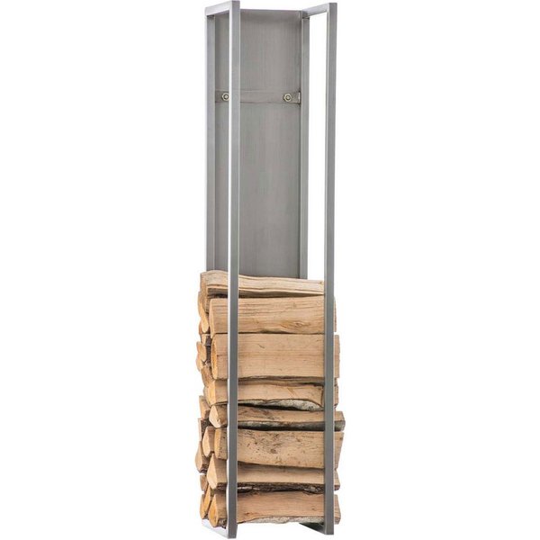 CLP Kaminholzregal Spark, BxTxH:25x25x120 cm, (1er), Edelstahl oder Metall