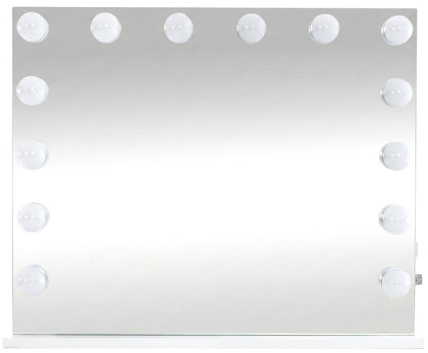 CLP Schminkspiegel Palmdale (1er), mit dimmbarer LED-Beleuchtung und USB-Anschluss – Bild 2 von 5