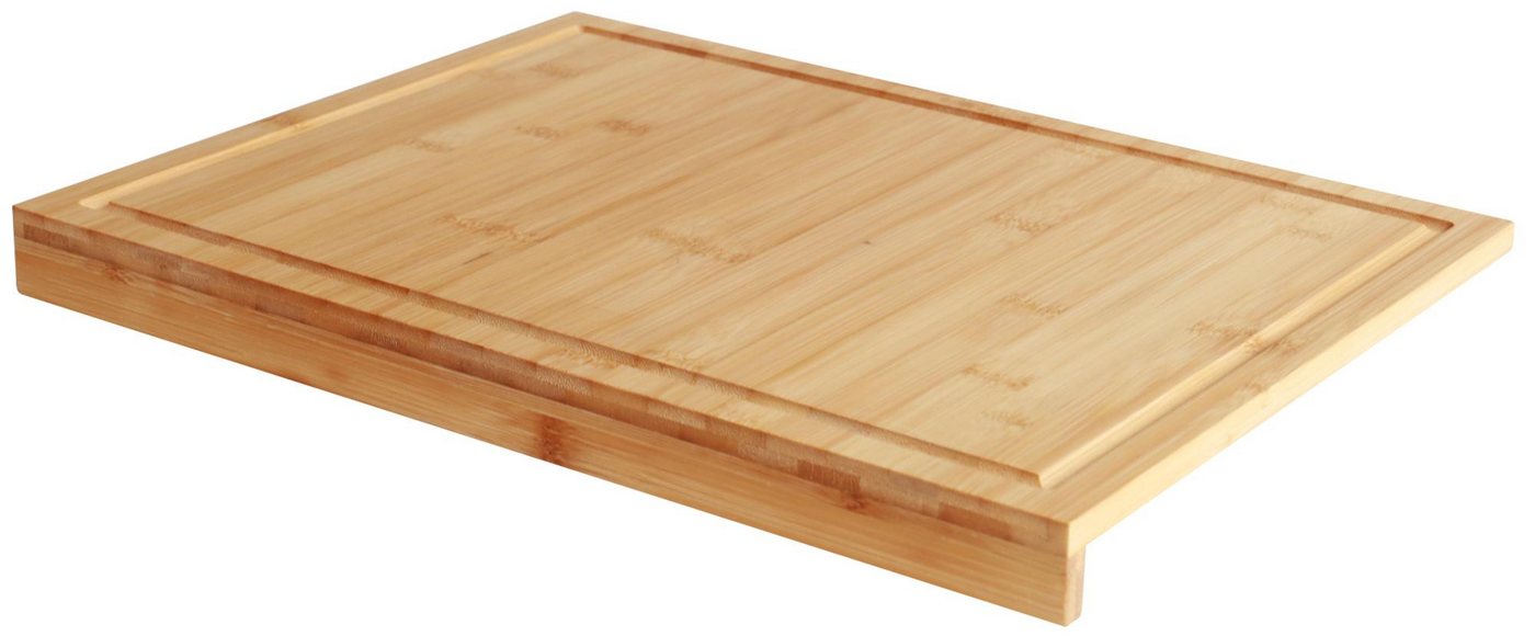 CLP Schneidebrett Küchenbrettchen, Holz, (1er), 45 x 33 cm, Bambus, Anschlagskante – Bild 4 von 5