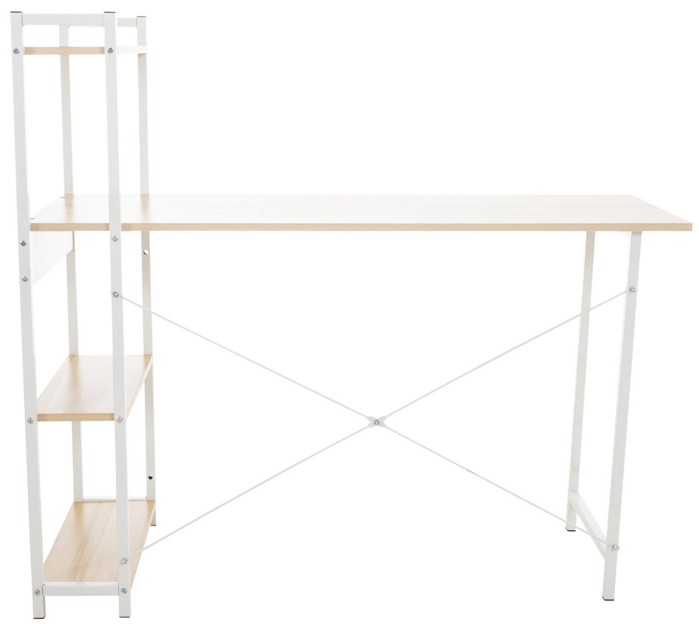 CLP Schreibtisch Schreibtisch Poe (1er), Computertisch mit Regalen – Bild 2 von 5