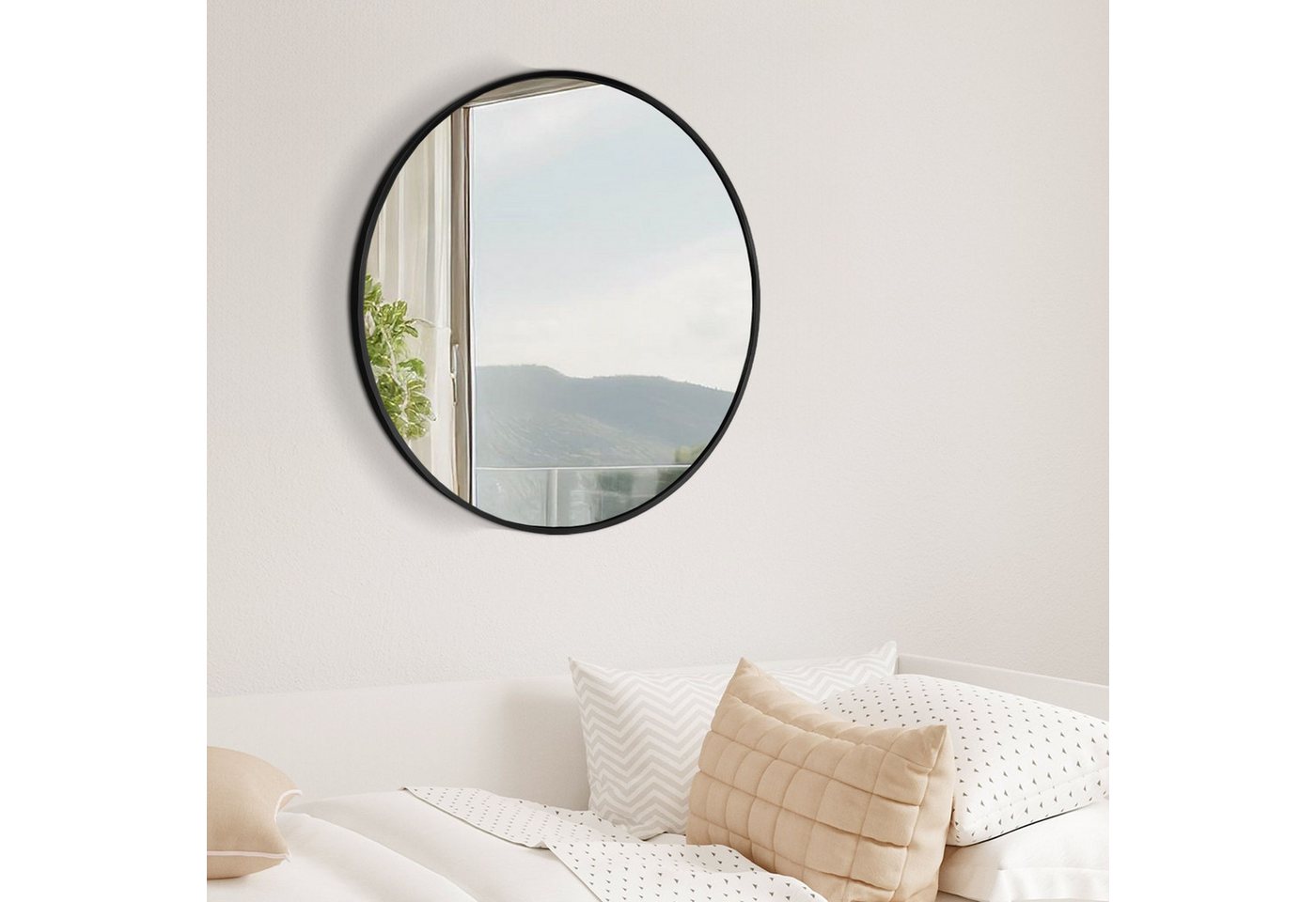 CLP Wandspiegel Elsie (1er), Rund, Modern, 30 / 45 / 60 / 80 cm Metallrahmen – Bild 3 von 5
