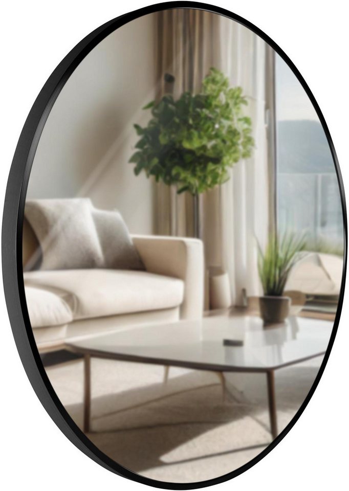 CLP Wandspiegel Elsie (1er), Rund, Modern, 30 / 45 / 60 / 80 cm Metallrahmen – Bild 4 von 5