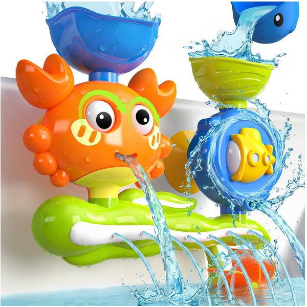 CLTYQ Badespielzeug Badespielzeug für Kinder,Wasserspiel-Krabbe,Lernspielzeug, Badewannenspielzeug & Outdoor,Geschenk für Junge Mädchen Geburtstag