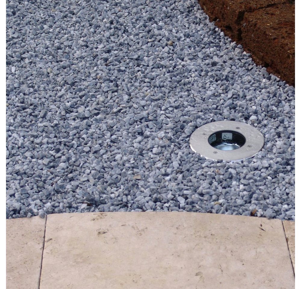 CM-Gartendesign Stein Ice blue Marmor Splitt, (40/60mm, grau), 20kg – Bild 4 von 4