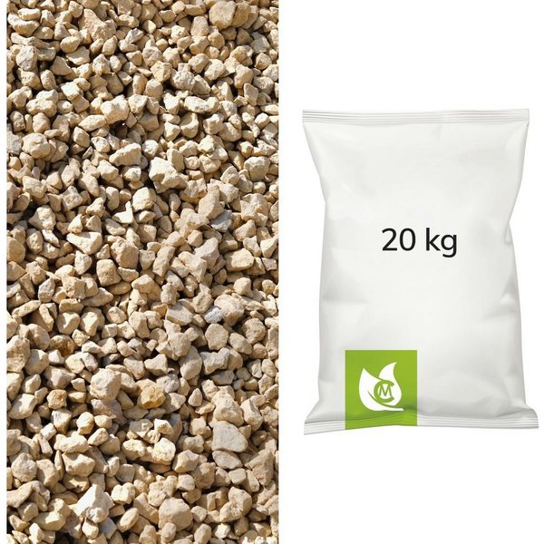 CM-Gartendesign Stein Vanilla Sun Splitt, (8/16mm, gelblich), 20kg