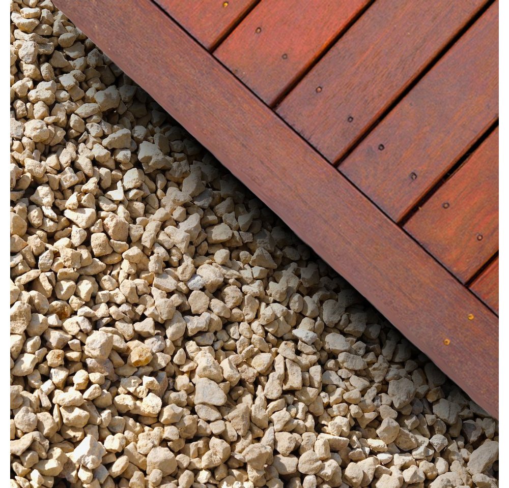 CM-Gartendesign Stein Vanilla Sun Splitt, (8/16mm, gelblich), 20kg – Bild 3 von 5