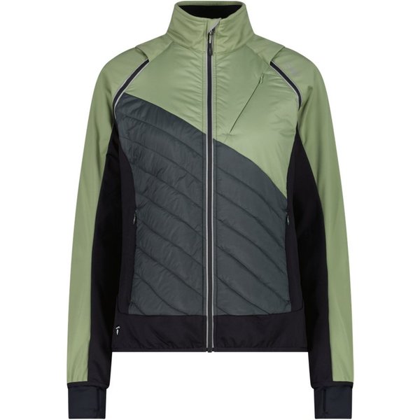 CMP Funktionsjacke WOMAN JACKET WITH DETACHABLE SLEEVES GREEN TEA