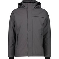 CMP Herren Jacke MAN LONG JACKET SNAPS HOOD, Größe 46 in Grau