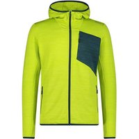 CMP Herren Kapuzensweat MAN JACKET FIX HOOD, Größe 52 in Gelb
